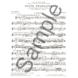 Marcel Bitsch: Suite fran&ccedil;aise, sur des Th&egrave;mes du XVII&egrave;me Si&egrave;cle (Oboe & Piano)
