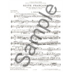 Marcel Bitsch: Suite fran&ccedil;aise, sur des Th&egrave;mes du XVII&egrave;me Si&egrave;cle (Oboe & Piano)