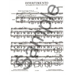Roger Boutry: Divertimento (Alto Saxophone/Piano)