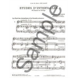 Jeanine Rueff: Interval Studies, Theory lessons