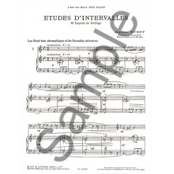 Jeanine Rueff: Interval Studies, Theory lessons