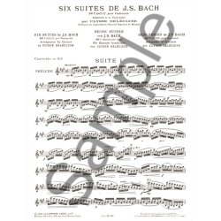 Johann Sebastian Bach: Six Suites BWV1007/12