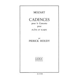 Wolfgang Amadeus Mozart: Cadenzas by P.Houdy for Concerto for Flute & Harp (Flute & Harp)