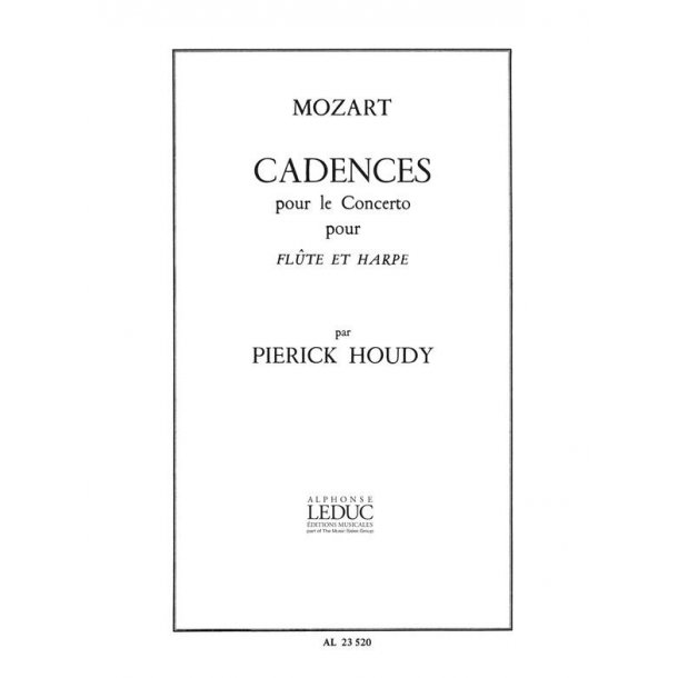 Wolfgang Amadeus Mozart: Cadenzas by P.Houdy for Concerto for Flute & Harp (Flute & Harp)
