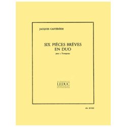 Jacques Cast&eacute;r&egrave;de: 6 Pi&egrave;ces br&egrave;ves en Duo (Trumpets 2)