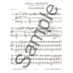 Henri Vachey: Aria et Marcato (Trumpet & Piano)