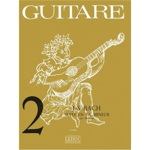 Johann Sebastian Bach: Suite in A minor (coll. Guitare No.2) (Guitar solo)