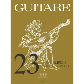 François Campion: Prélude et Fugue in D (coll. Guitare No.23) (Guitar solo)