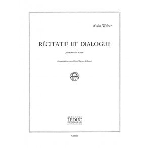 Alain Weber: Récitatif et Dialogue (Double Bass & Piano)
