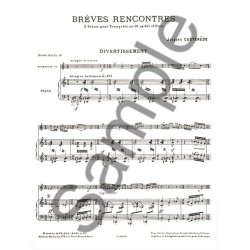 Jacques Cast&eacute;r&egrave;de: Br&egrave;ves Rencontres, 3 Pi&egrave;ces (Trumpet & Piano)