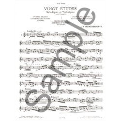 L.Julien Vannettelbosch: 20 Etudes m&eacute;lodiques et techniques (Trumpet solo)