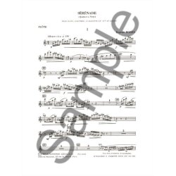 Eug&egrave;ne Bozza: S&eacute;r&eacute;nade (Quartet-Woodwind)