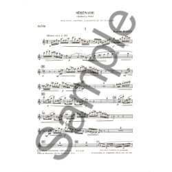 Eug&egrave;ne Bozza: S&eacute;r&eacute;nade (Quartet-Woodwind)