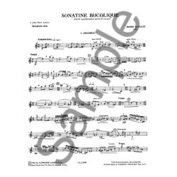 Henri-Pierre Sauguet: Sonatine bucolique (Saxophone-Alto & Piano)