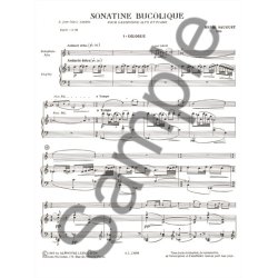 Henri-Pierre Sauguet: Sonatine bucolique (Saxophone-Alto & Piano)