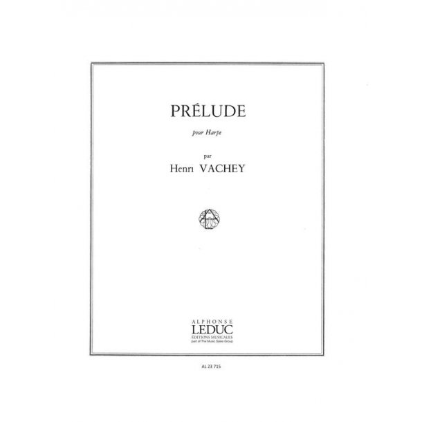 Henri Vachey: Pr&eacute;lude (Harp solo)