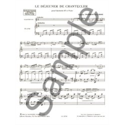 Francine Tremblot de la Croix: Le D&eacute;jeuner de Chantecler (Clarinet & Piano)