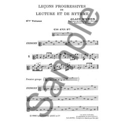 Weber Lecons Prog Lecture Et Rythme Vol 6 Ut 2eme Fa 3eme S Acc Bk