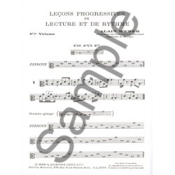 Weber Lecons Prog Lecture Et Rythme Vol 6 Ut 2eme Fa 3eme S Acc Bk