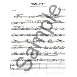 Pierre Max Dubois: Sonatine (Saxophone-Alto & Piano)