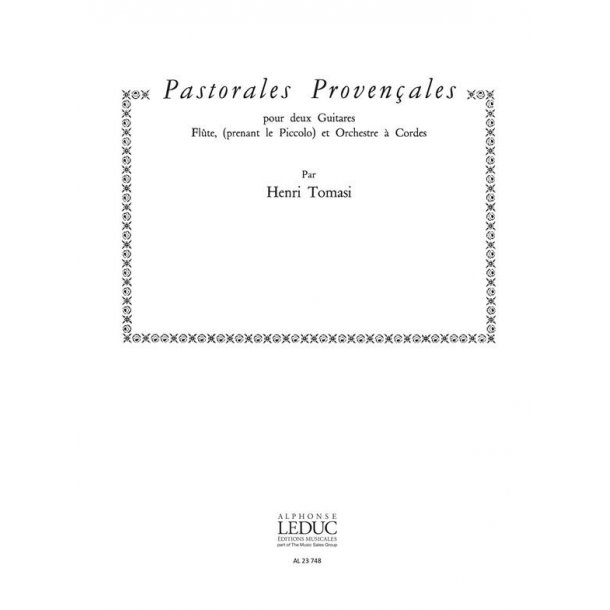 Henri Tomasi: Pastorales proven&ccedil;ales (Trio - Mixed)