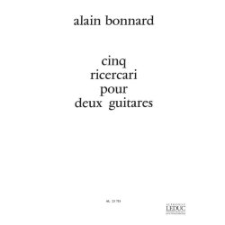 Alain Bonnard: 5 Ricercari (Guitars 2)