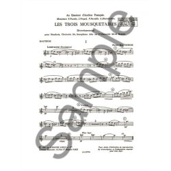 Pierre Max Dubois: Les 3 Mousquetaires, Divertissement (Quartet-Woodwind)
