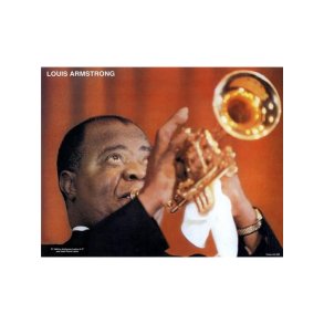 Planche Louis Armstrong Grands Du Jazz Book