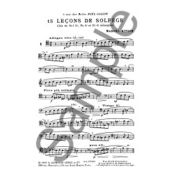 Bitsch 15 Lecons De Solfege 3 Cles Melangees Vers B Sns Accompagnement