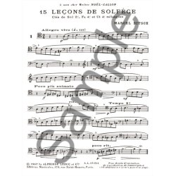 Bitsch 15 Lecons De Solfege 3 Cles Melangees Vers B Sns Accompagnement