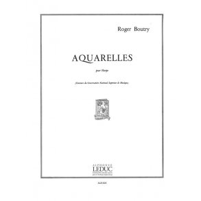 Roger Boutry: Aquarelles (Harp solo)