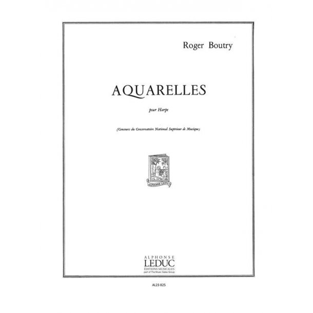 Roger Boutry: Aquarelles (Harp solo)