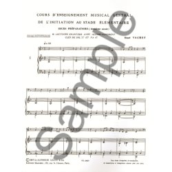 Vachey Cours Enseignt Musical General 2eme Annee Prep Fin A Ac D2 Book