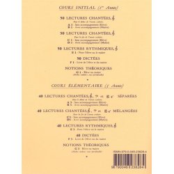 Henri Vachey: 40 Exercises with Treble and Bass clefs mixed