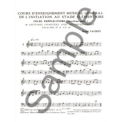 Henri Vachey: 40 Exercises with Treble and Bass clefs mixed