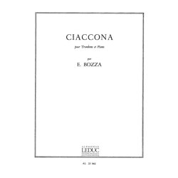 Eug&egrave;ne Bozza: Ciaconna (Trombone & Piano)