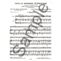 Pierre Max Dubois: Pour le Trombone &eacute;l&eacute;mentaire (Trombone & Piano)