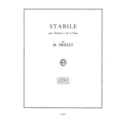 Michel Merlet: Stabile Op.13 (Clarinet & Piano)