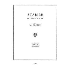 Michel Merlet: Stabile Op.13 (Clarinet & Piano)