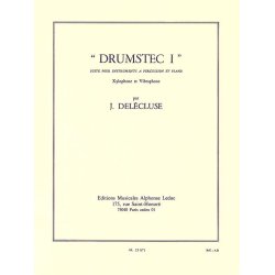 Jacques Del&eacute;cluse: Drumstec 1 (Percussion(s) & Piano)