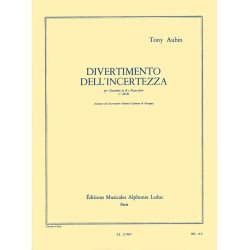 Tony Aubin: Divertimento dell'Incertezza (Clarinet & Piano)
