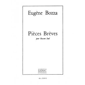 Eugène Bozza: Pièces brèves (Bassoon solo)