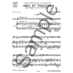 Lucien Niverd: Aria et Toccata (Trumpet & Piano)