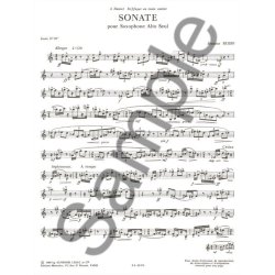 Jeanine Rueff: Sonate (Saxophone solo)