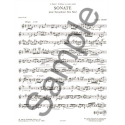 Jeanine Rueff: Sonate (Saxophone solo)