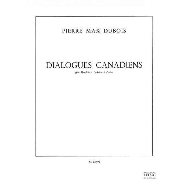 Pierre Max Dubois: Dialogues canadiens (Oboe & Piano)