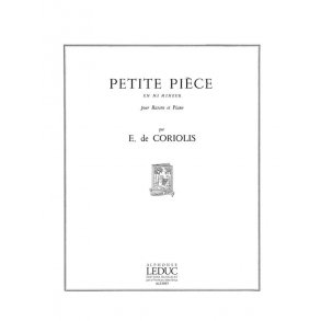 Emmanuel de Coriolis: Petite Pièce in E minor (Bassoon & Piano)