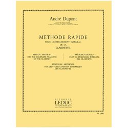 Andr&eacute; Dupont: M&eacute;thode rapide pour l'Enseignement (Clarinet solo)