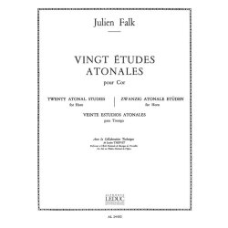 Julien Falk: 20 Etudes atonales (Horn solo)