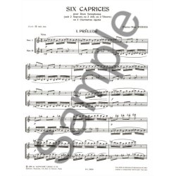 Pierre Max Dubois: 6 Caprices (Saxophones 2)